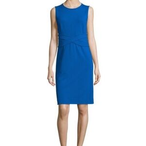 Diane Von Furstenberg DVF Royal Blue Sheath Dress